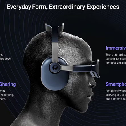 Perisphere Integrates High-Fidelity Audio, a Swing-Down Display & More